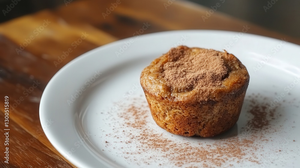 sugar-free banana and almond flour muffin with cinnamon for a wholesome breakfast option sugar-free banana and almond flour muffin with cinnamon for a wholesome breakfast option