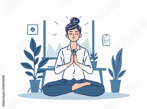 Mindfulness practice for stress relief at work