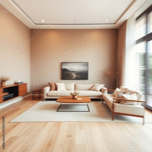 Modern design living room: minimalism and comfort