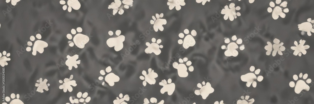 Cartoon puppy footprints in seamless loop pattern, dog paw, dog seamless pattern, dog toy Cartoon puppy footprints in seamless loop pattern, dog paw, dog seamless pattern, dog toy