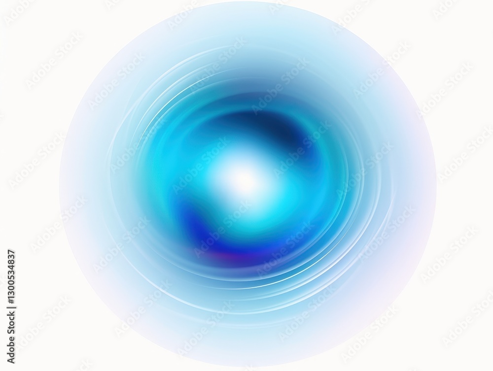 Obraz premium Abstract blue swirl motion background with light effect for banners, wallpapers and graphic design