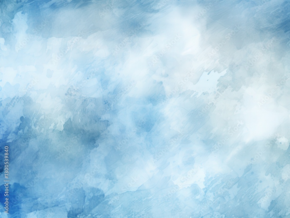 Obraz premium Abstract blue watercolor design for backgrounds and textures. Use for digital paper and wallpapers