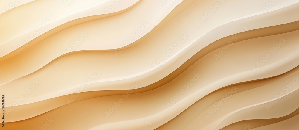 Obraz premium Soft Curves and Gentle Waves in Neutral Tones for Background Design