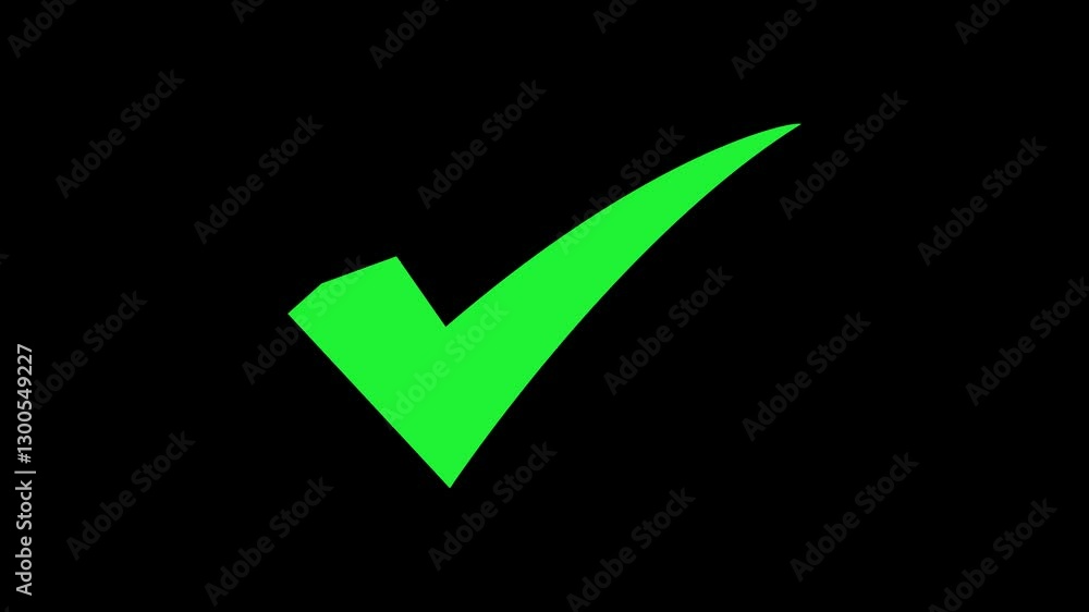 Vídeo do Stock: approved, checkmark animation, select tick, confirm ...