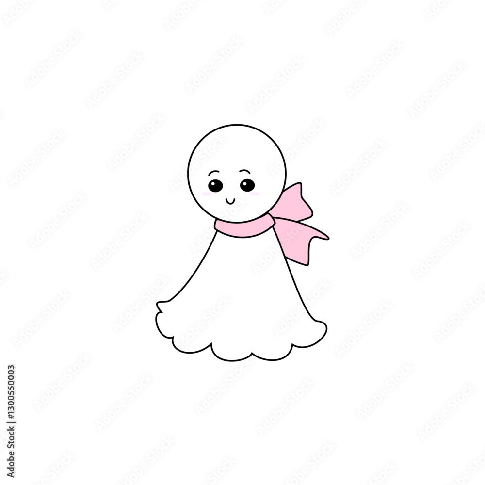 てるてるぼうず ピンク てるてるぼうず ピンク