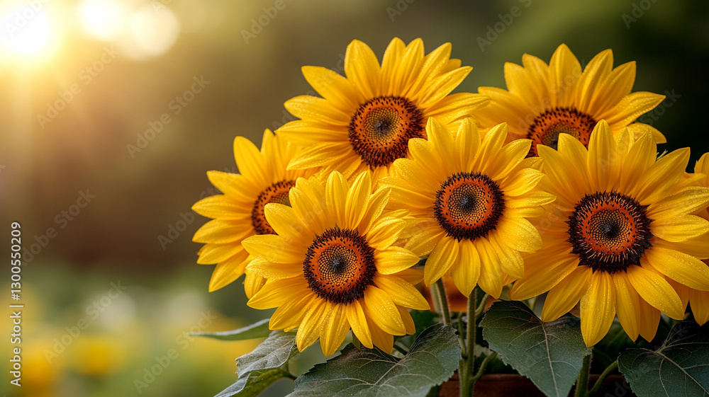 Obraz premium sunflower in the garden