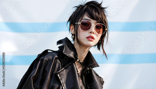 ファンタジーストーリー（アザーブルーの色彩を纏った女性）