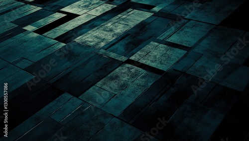 Wallpaper Mural Abstract futuristic tiles reflecting light. Ideal for background of a technology website Torontodigital.ca