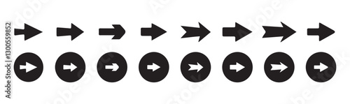 Free Download Set of black arrow icons. Doddle arrow. Collection different Arrows on flat style. Vector illustration eps 10 - GFXLoad