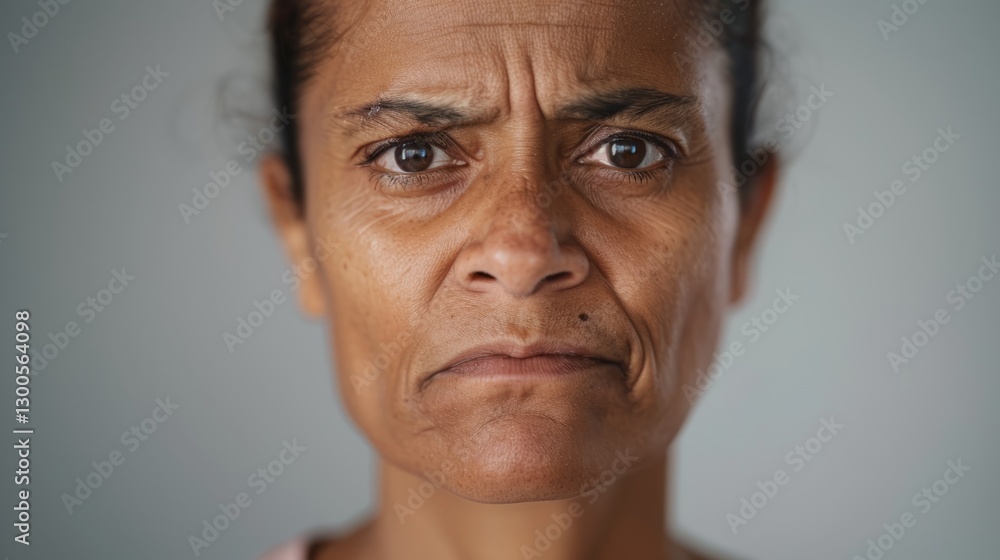 Fototapeta premium Person's face close-up.