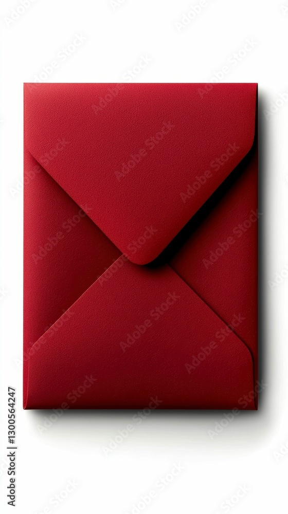 Red Envelope Square Mail Postal Item Graphic Red Envelope Square Mail Postal Item Graphic