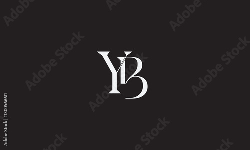 YB, BY, Y, B Abstract Letters Logo Monogram	