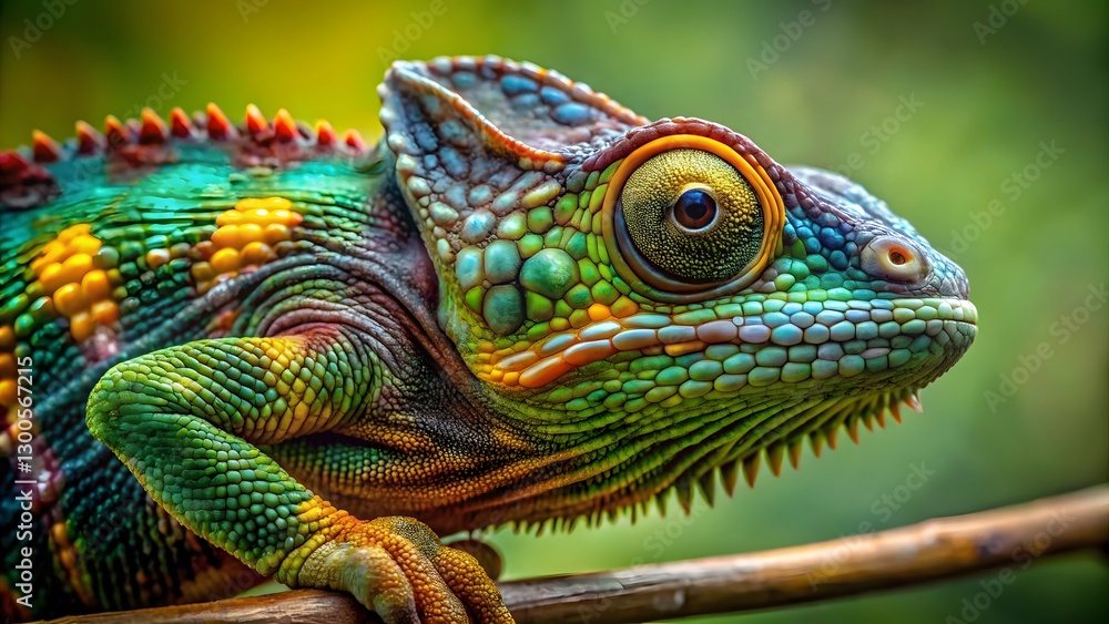 Obraz premium Panther Chameleon Portrait