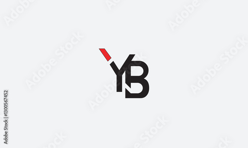 YB, BY, Y, B Abstract Letters Logo Monogram	