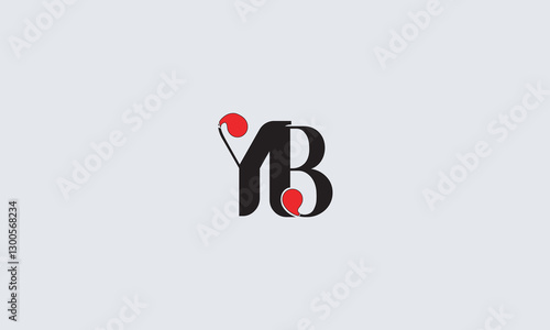YB, BY, Y, B Abstract Letters Logo Monogram	
