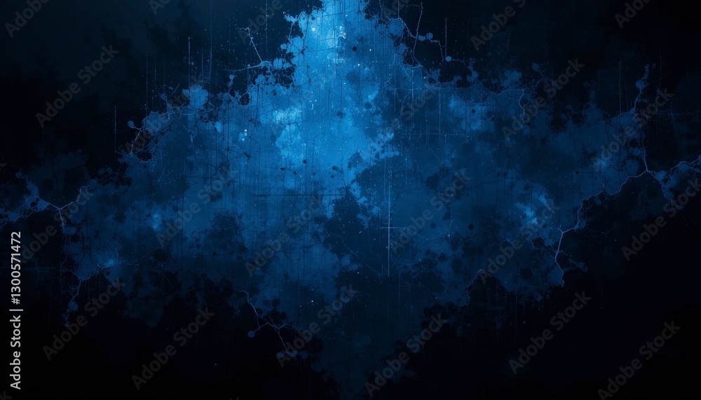 Obraz premium Blue Abstract Background with Geometric Patterns and Textures