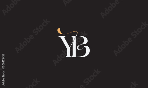 YB, BY, Y, B Abstract Letters Logo Monogram