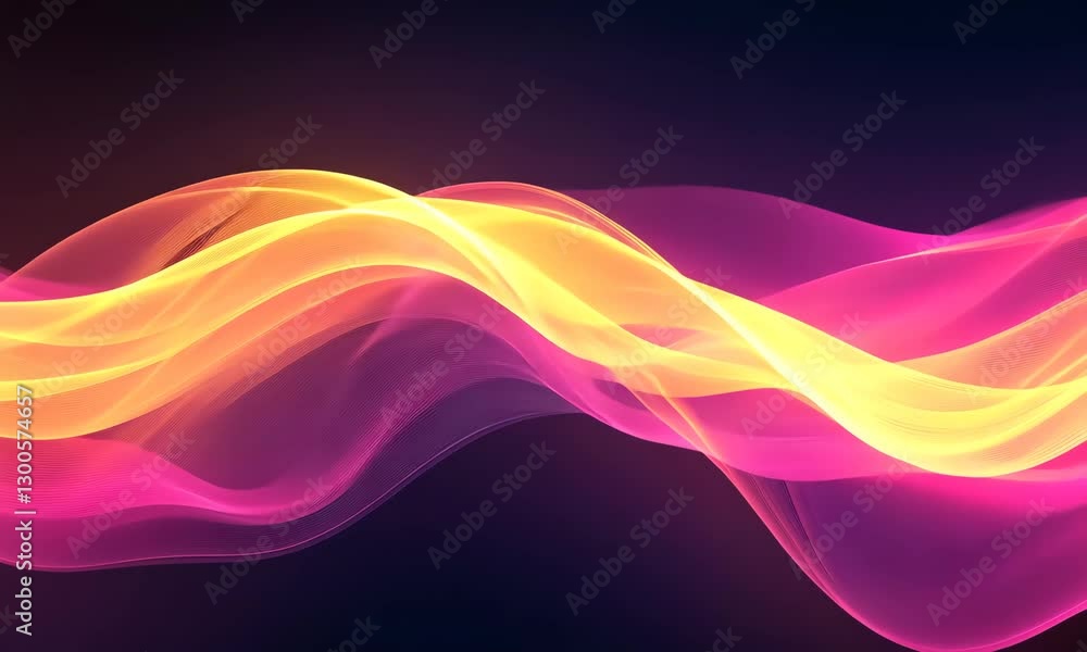 custom made wallpaper toronto digitalColorful Abstract Waves of Light Flowing in Dynamic Motion with Vibrant Energy