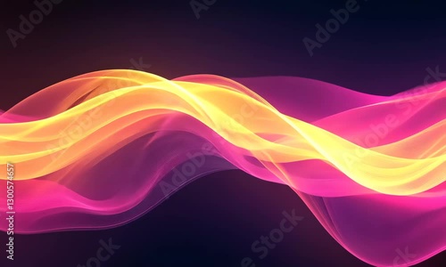 Wallpaper Mural Colorful Abstract Waves of Light Flowing in Dynamic Motion with Vibrant Energy Torontodigital.ca