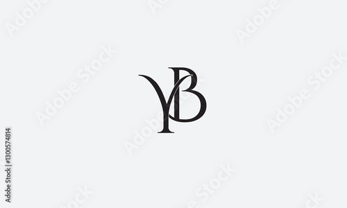 YB, BY, Y, B Abstract Letters Logo Monogram