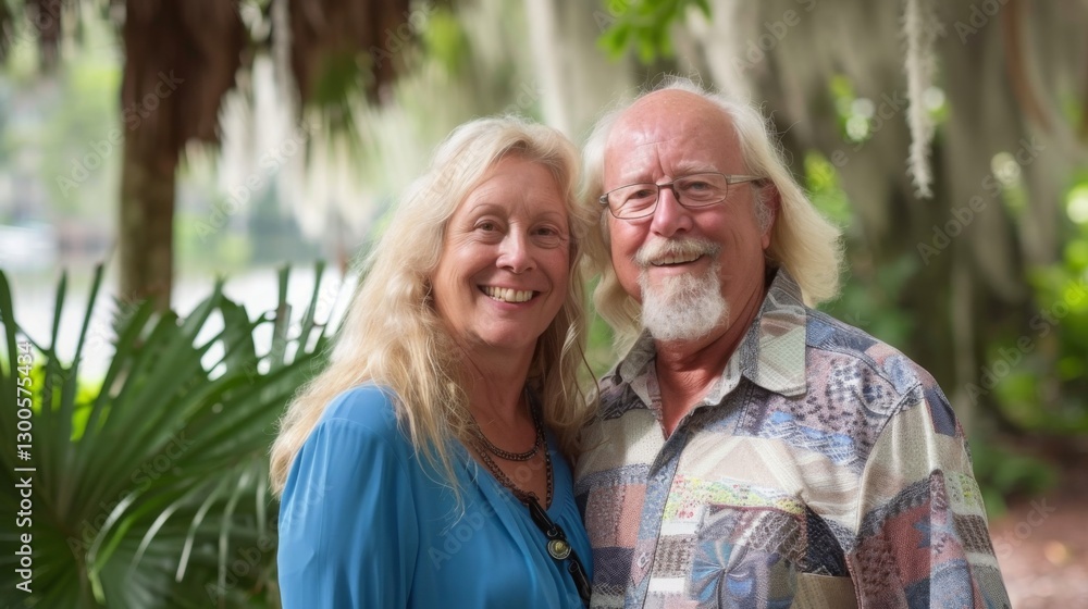Senior couple in their 70s smiling and enjoying peaceful moments on a park bench under a shady tree, symbolizing long life and happiness. Senior couple in their 70s smiling and enjoying peaceful moments on a park bench under a shady tree, symbolizing long life and happiness.