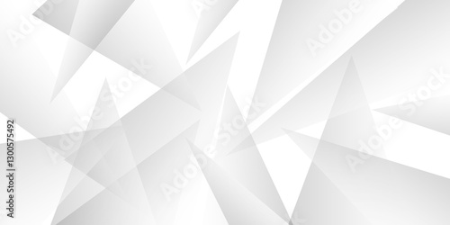 Abstract white tringle diamond shapes background. Abstract white and grey geometric triangle background design for poster, banner,  shades tringle background Vector Illustration.