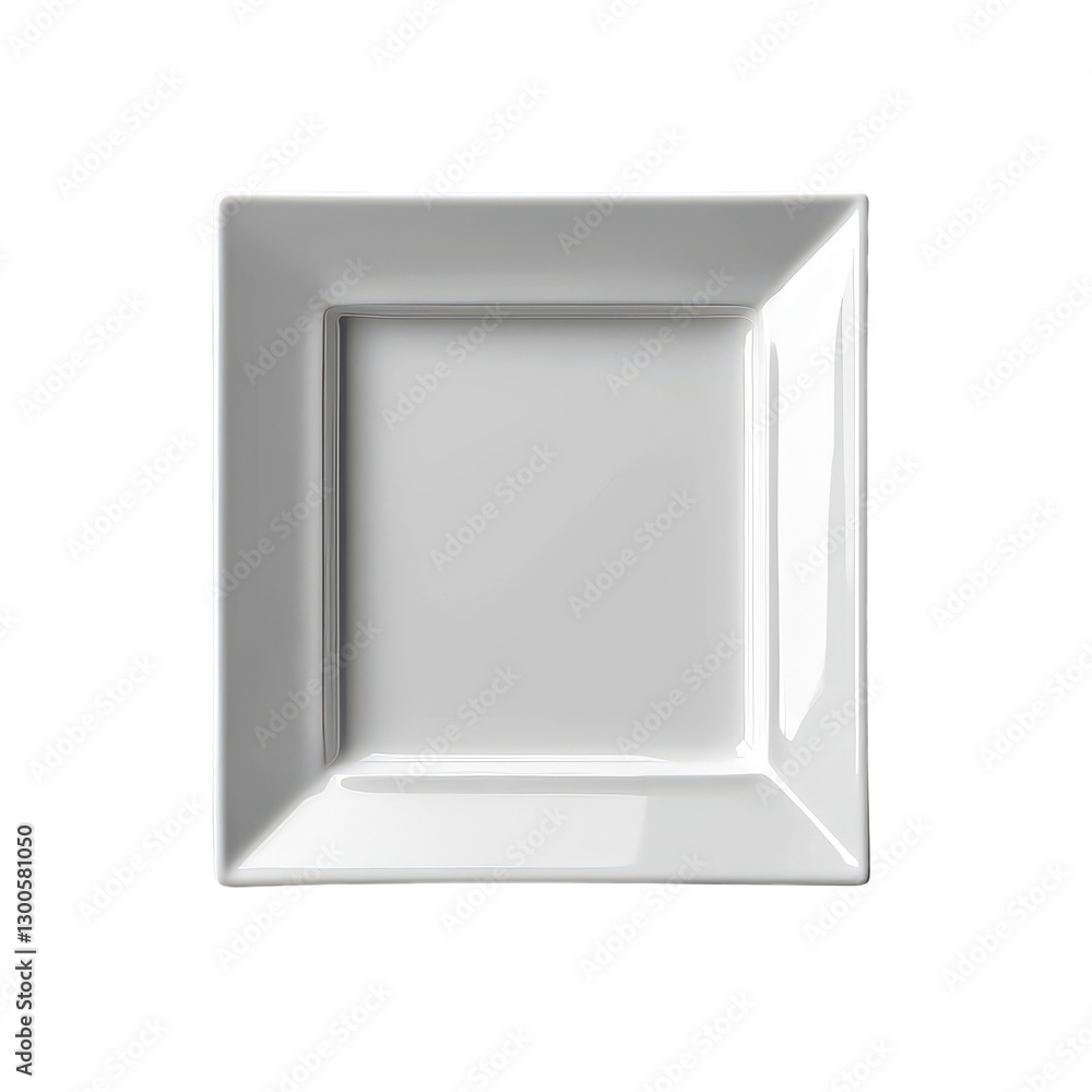 white square plate isolated on Cutout background.PNG white square plate isolated on Cutout background.PNG