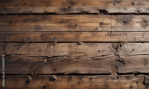 Distressed wooden texture with horizontal cracks and grime, resembling weathered planks,  wood texture,  grime,  textured background