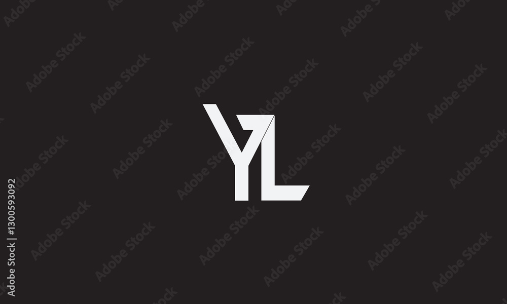 YL, LY, Y, L Abstract Letters Logo Monogram YL, LY, Y, L Abstract Letters Logo Monogram