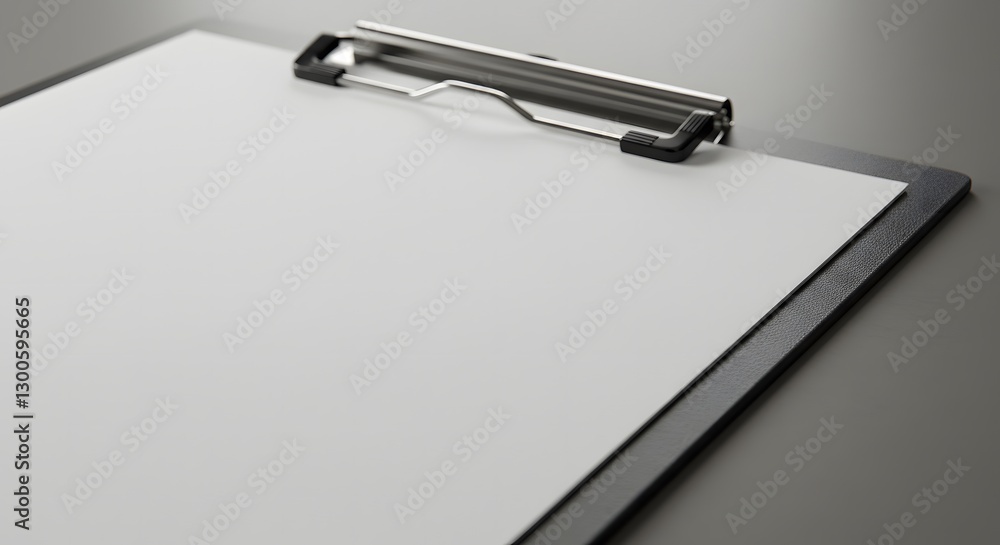 A clipboard with an empty sheet of paper. copyspace. textspace A clipboard with an empty sheet of paper. copyspace. textspace