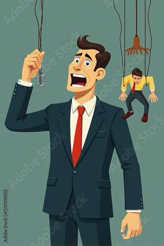 Corrupt Businessman Manipulated like Puppet, Lured into Trap by Unethical Corporate Practices