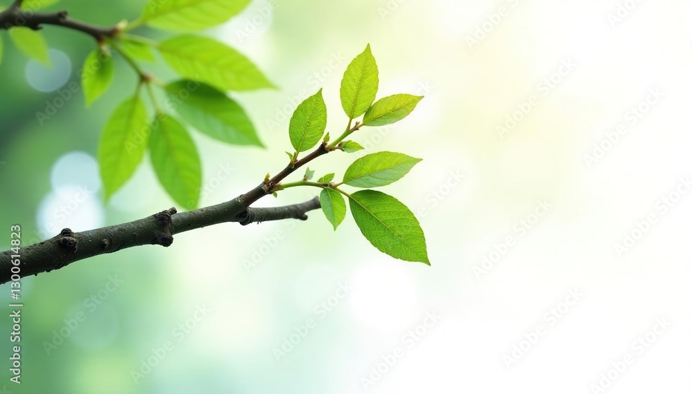 A branch stretching towards the right on a white background, branch, nature, forest A branch stretching towards the right on a white background, branch, nature, forest