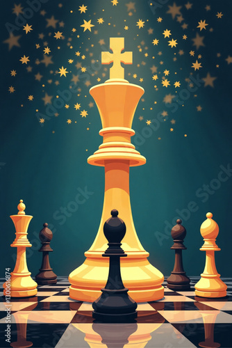 Dreaming Big: Chess Pawn's Aspirations of Becoming a Powerful Queen