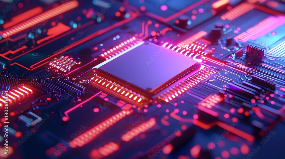 Exploring advanced microchip technology digital lab graphic design futuristic environment close-up view innovation insights Exploring advanced microchip technology digital lab graphic design futuristic environment close-up view innovation insights