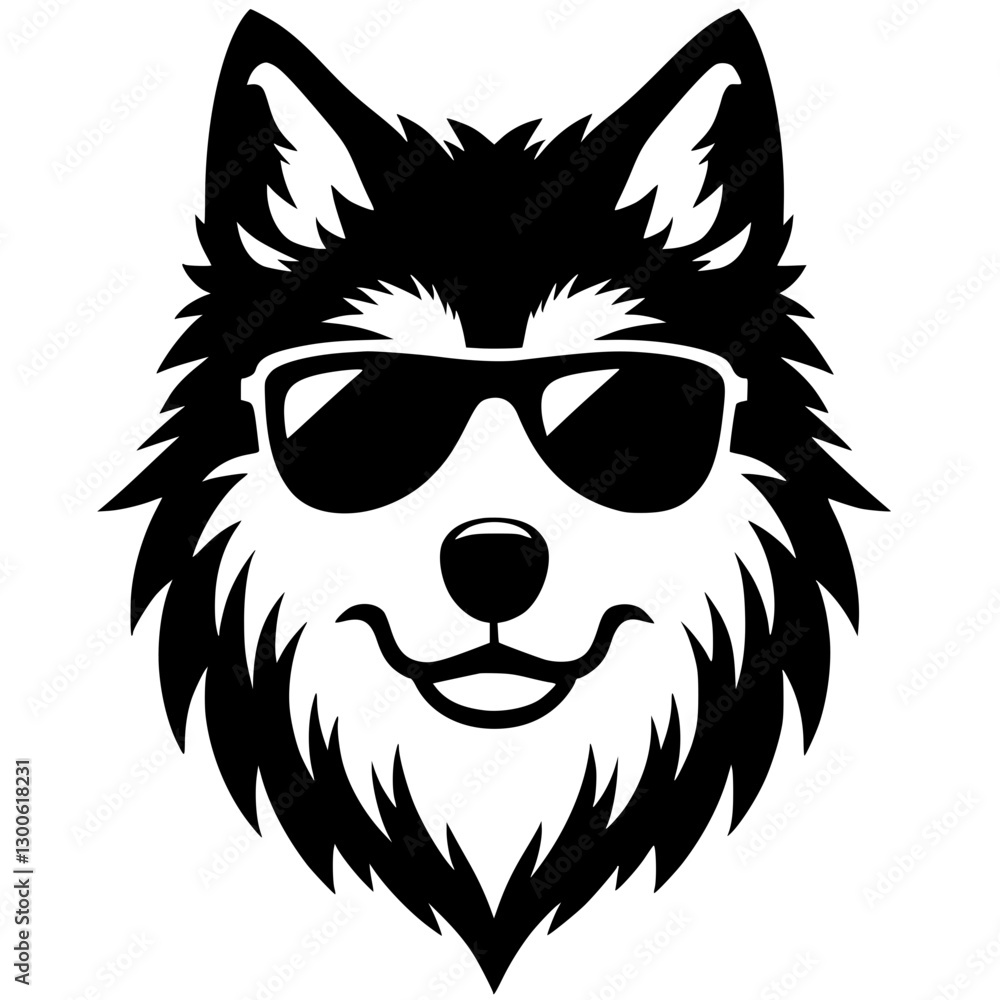 Cool wolf portrait Cool wolf portrait