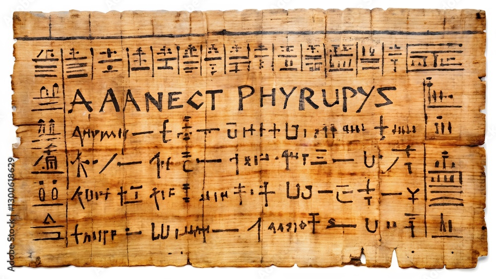 Fototapeta premium Ancient Papyrus Document