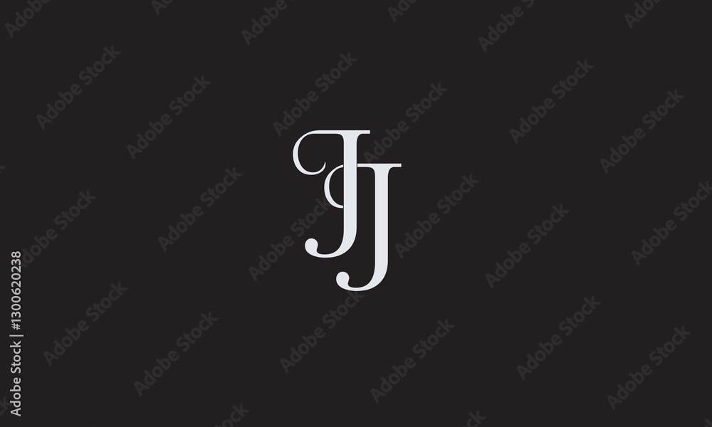 JJ, JJ, J, Abstract Letters Logo Monogram JJ, JJ, J, Abstract Letters Logo Monogram