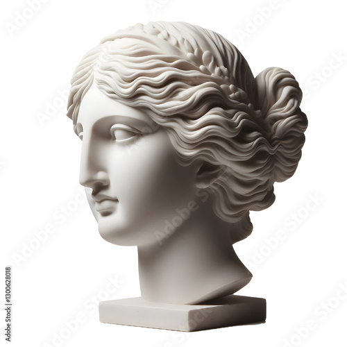 Gypsum copy of ancient statue Venus head 