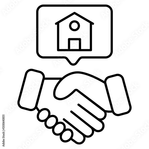 Premium download icon of home deal