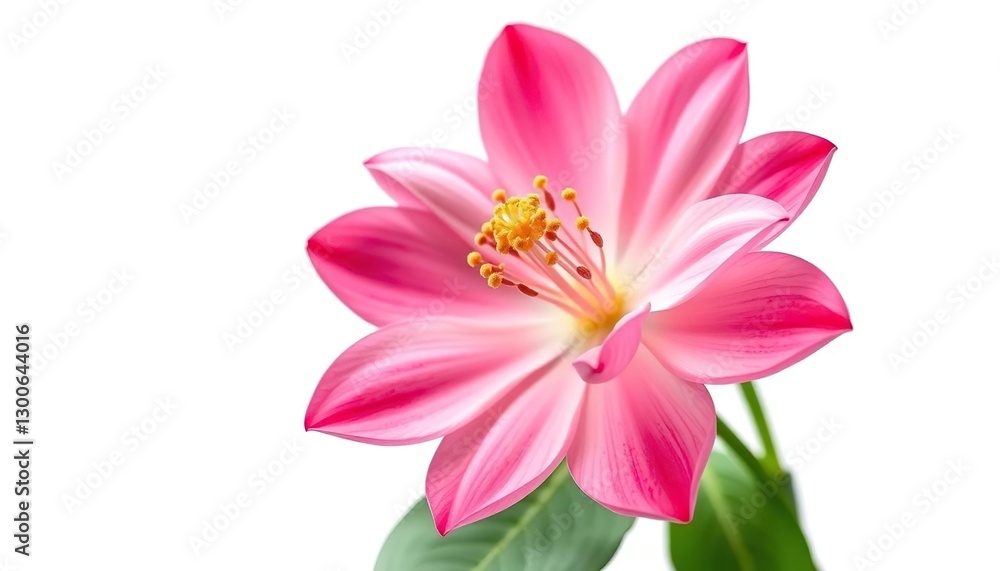 A single vibrant bloom, petals unfurled, isolated on pure white, isolated, high resolution A single vibrant bloom, petals unfurled, isolated on pure white, isolated, high resolution