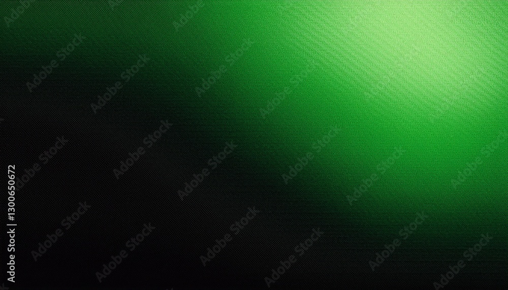 Obraz premium Glowing green white black grainy abstract dark background web landing page header noise texture color gradient banner design copy space