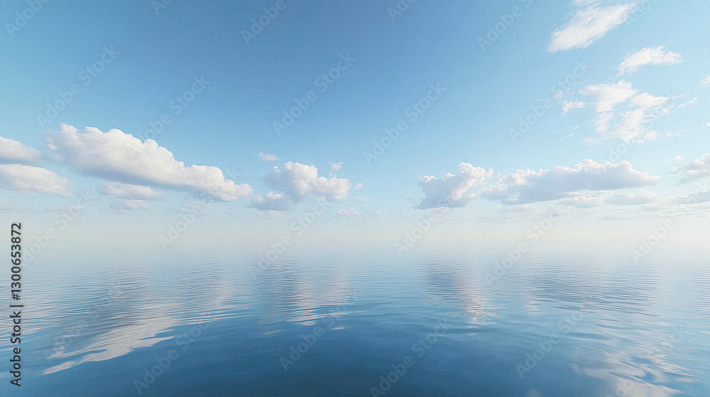 Tranquil Sky with Soft, Fluffy White Clouds Scattered Across a Clear Blue Expanse, Evoking Calm and a Sense of Freedom. Tranquil Sky with Soft, Fluffy White Clouds Scattered Across a Clear Blue Expanse, Evoking Calm and a Sense of Freedom.