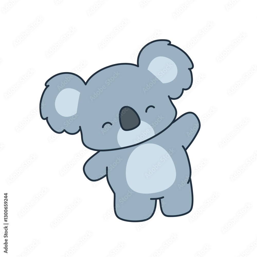 Fototapeta premium Cute and adorable koala illustration 