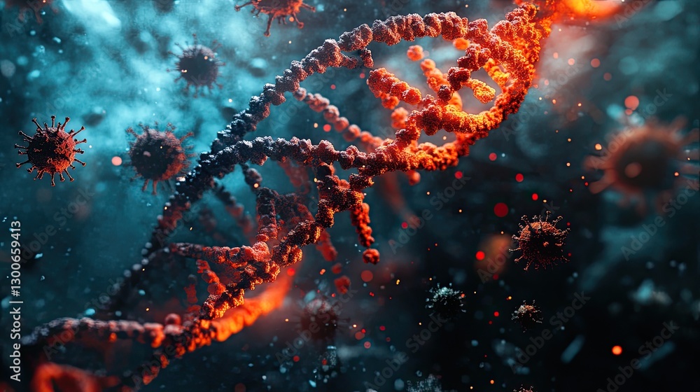 Visualizing Virus Propagation with DNA Helix Model in Microscopic Detail Visualizing Virus Propagation with DNA Helix Model in Microscopic Detail