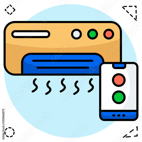 Perfect design icon of air conditioner