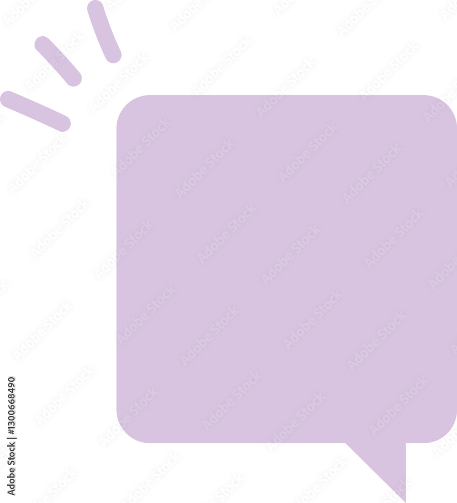 Fototapeta premium light purple chat