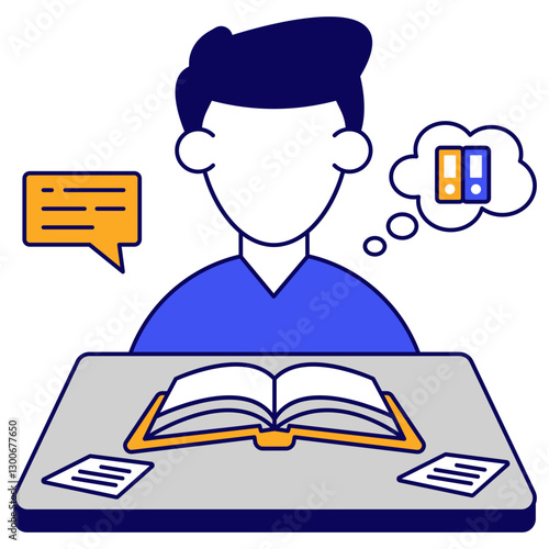 Perfect design icon of student