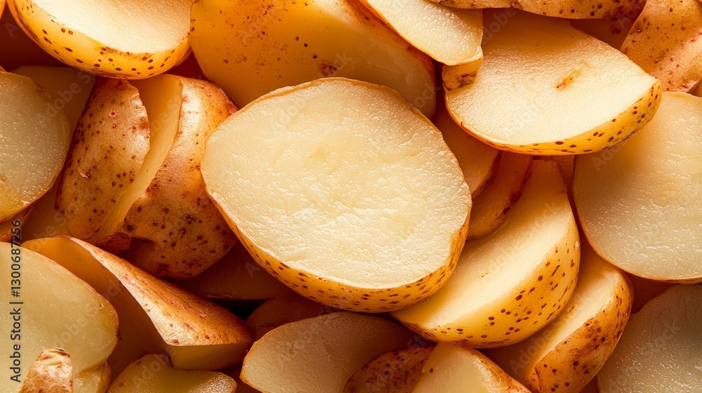 Rustic Potato Slices Food Texture Culinary Background Recipe Image Wallpaper Design Rustic Potato Slices Food Texture Culinary Background Recipe Image Wallpaper Design