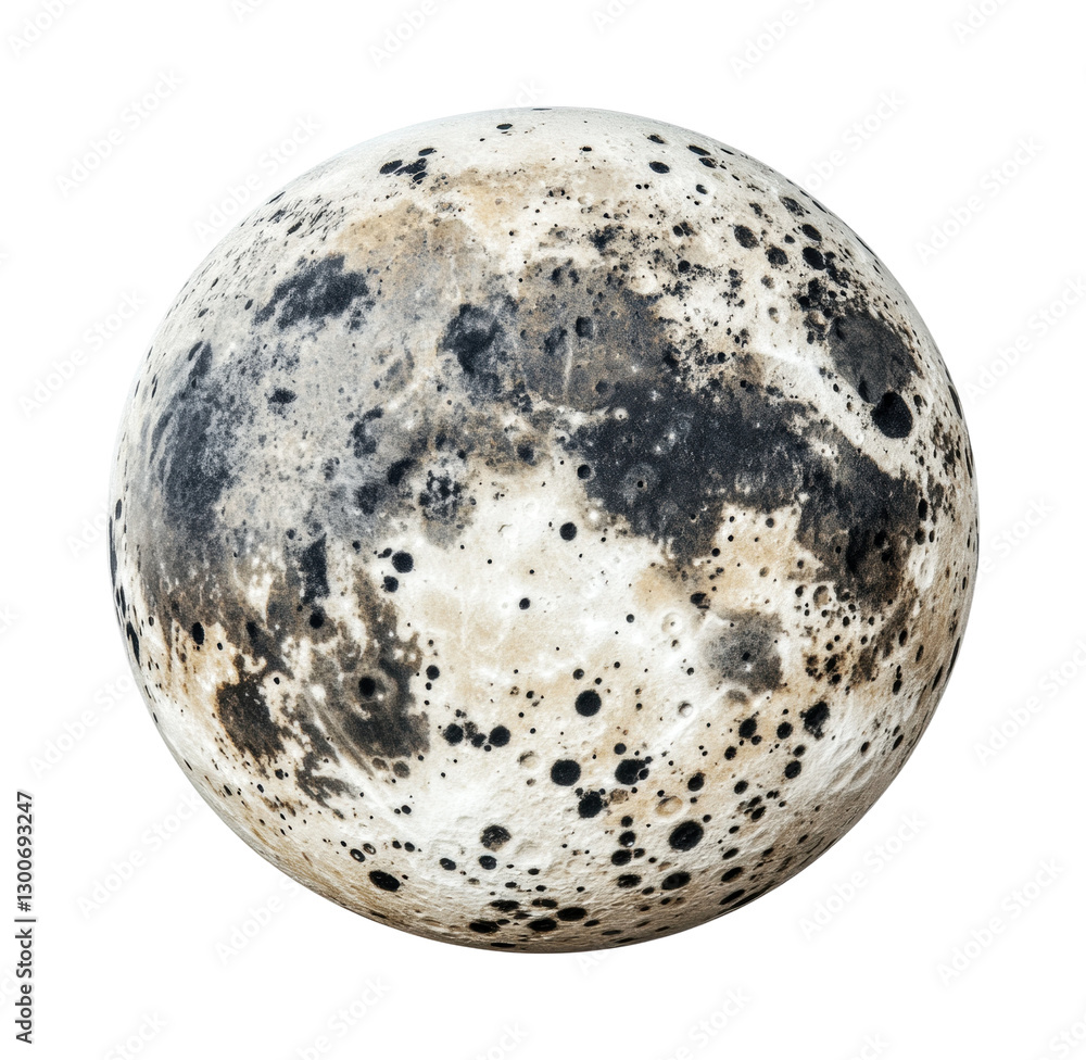 Detailed depiction of the moon showcasing its surface features and craters for educational purposes or artistic projects, cut out Detailed depiction of the moon showcasing its surface features and craters for educational purposes or artistic projects, cut out