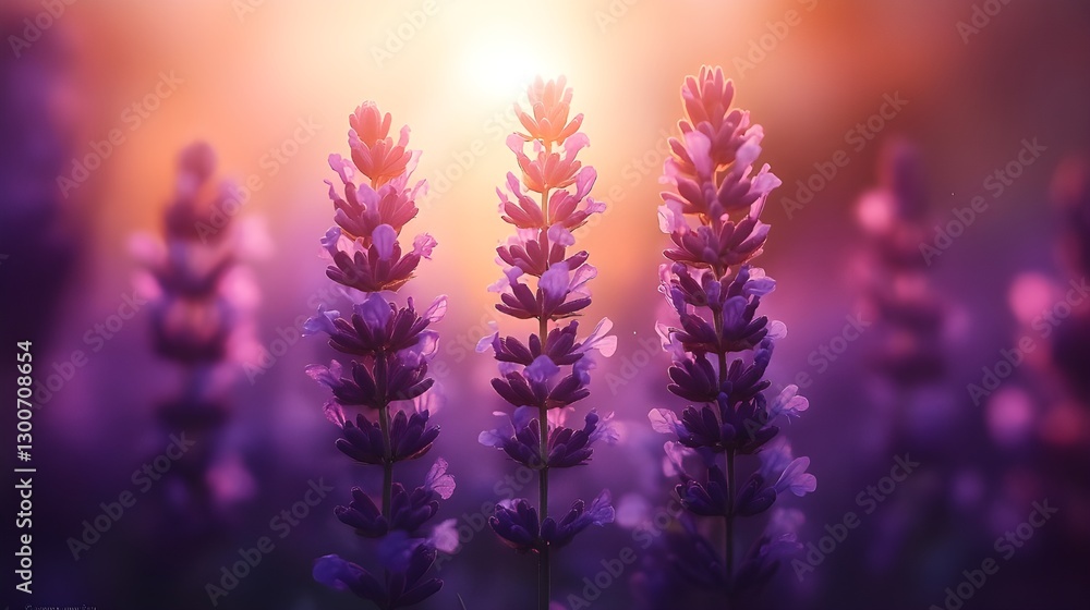 lavender field in sunset lavender field in sunset